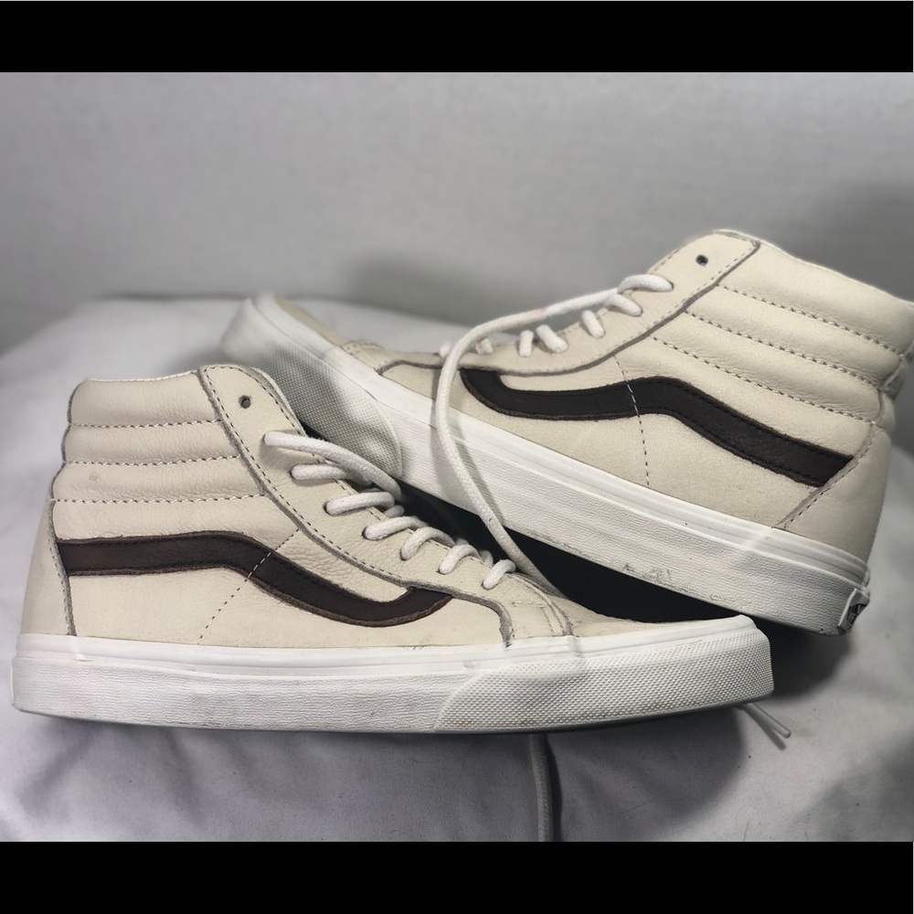 Vans High Tops Men's 6.5 Brown Tan Womens 8
